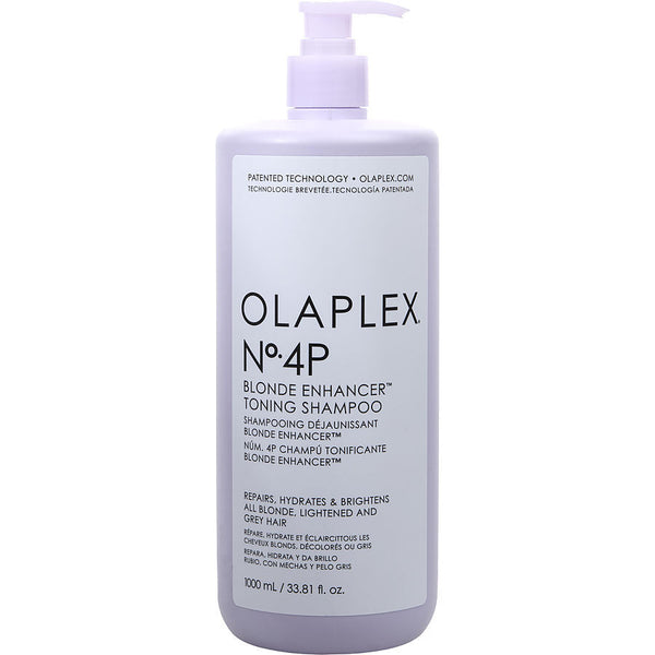 OLAPLEX by Olaplex (UNISEX) - No.4P BLONDE ENHANCER TONING SHAMPOO 33.8 OZ